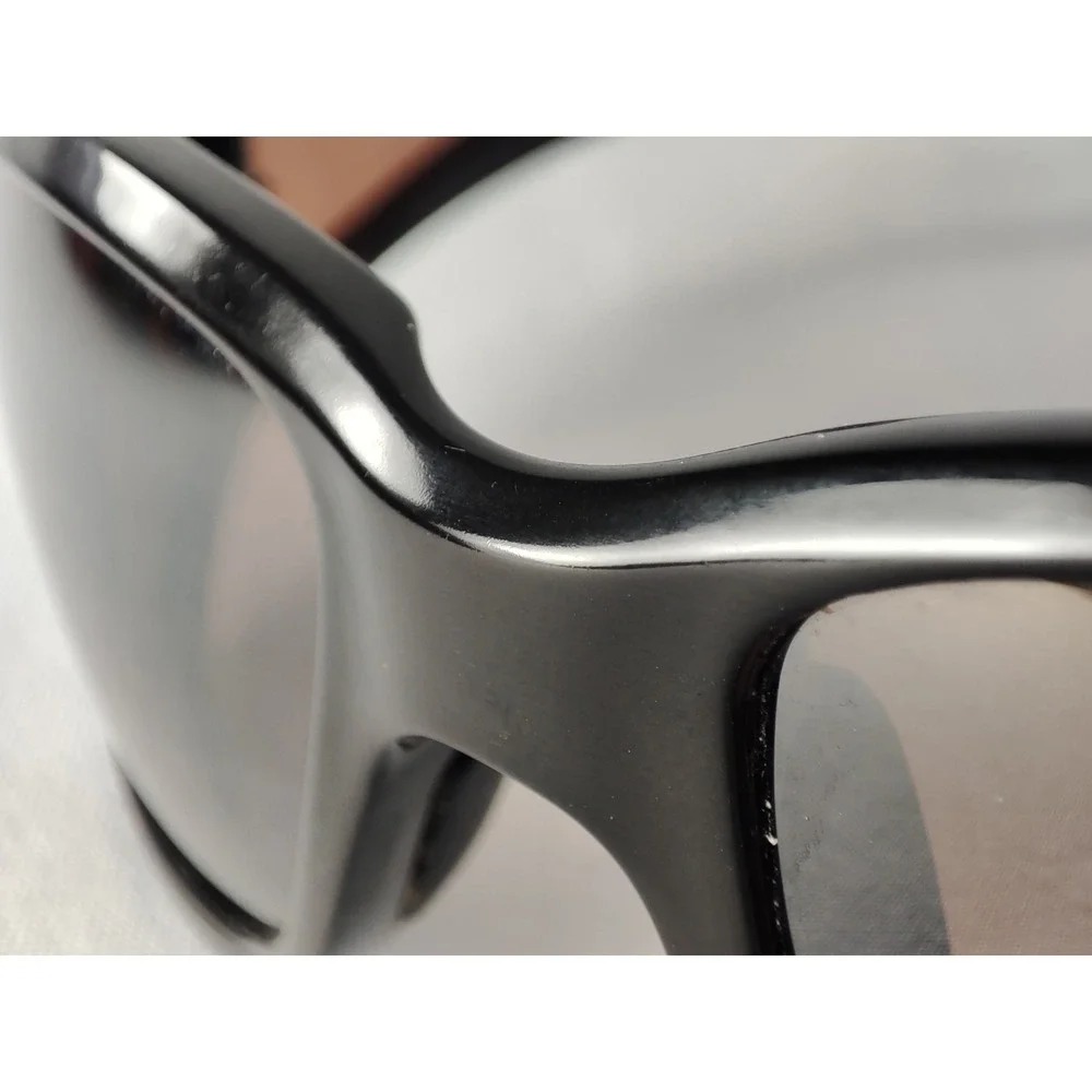 RARE Maui Jim Offshore MJ-444-02 Gloss Black HCL Bronze Polarized NEAR MINT‎